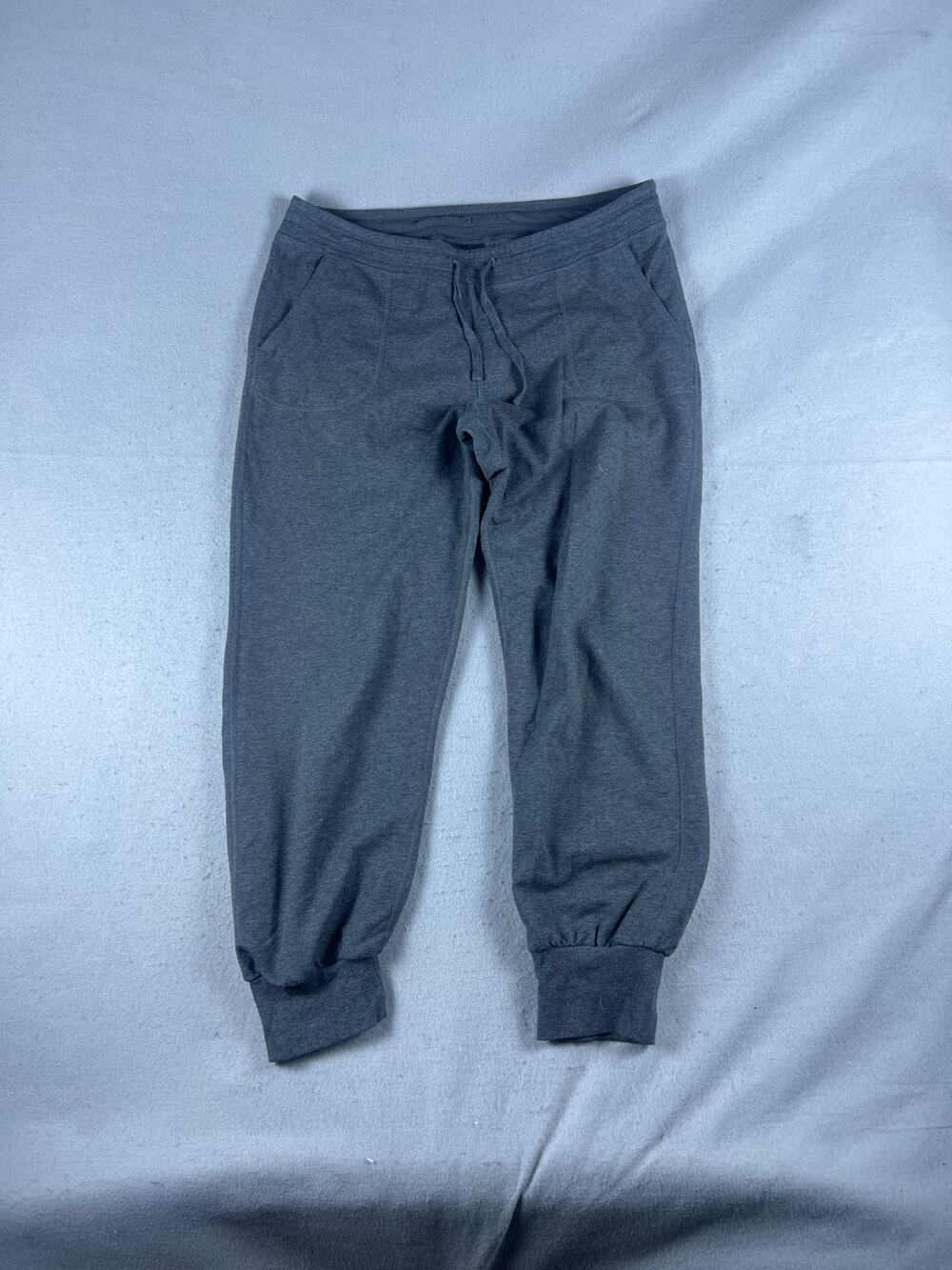 Patagonia Sweatpants Womens M Charcoal Gray Tapered Organic Cotton Jogger Sports